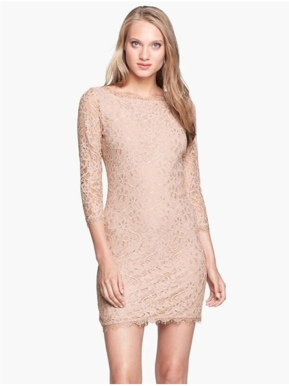 Diane Von Furstenberg Zarita Lace Sheath Dress